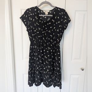 Daisy Print Mini Dress